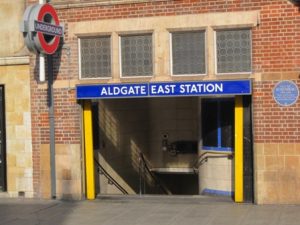 aldgate east station ws